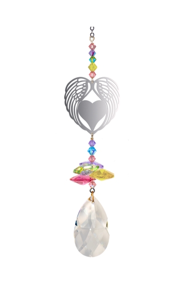Crystal Angel Wing Heart Confetti Rainbow makers