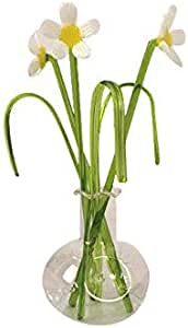 Glass Daisies in a Vase