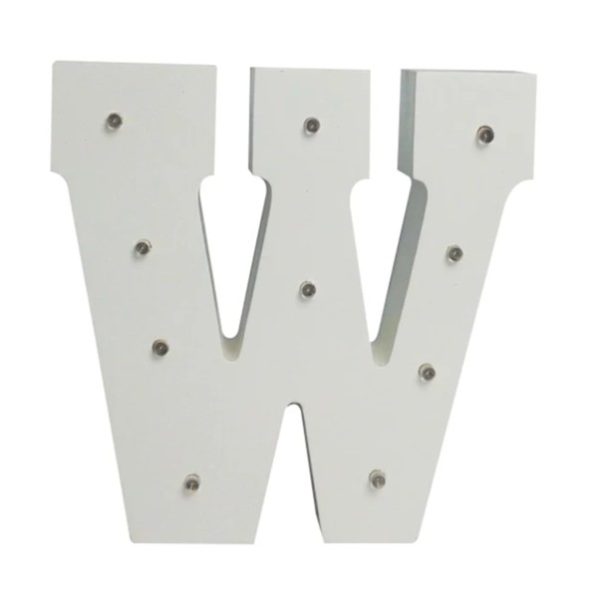 Light Up Letter W