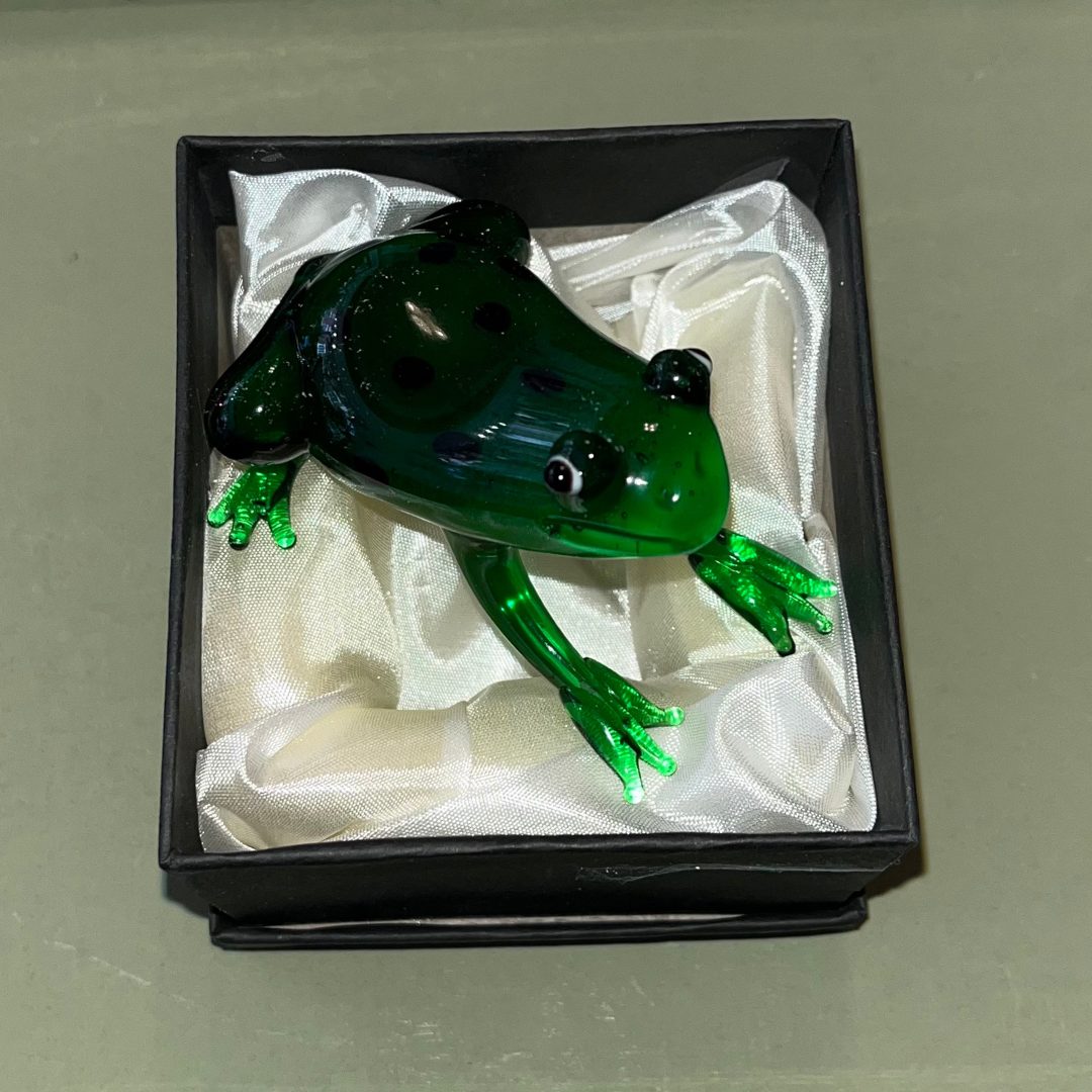 Miniature Glass Green Frog
