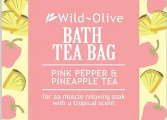 Bath Tea Bag Pink Pepper & Pineapple