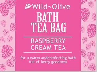 Bath Tea Bag Raspberry Cream