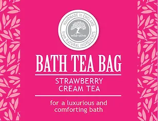 Bath Tea Bag Strawberry Cream Tea