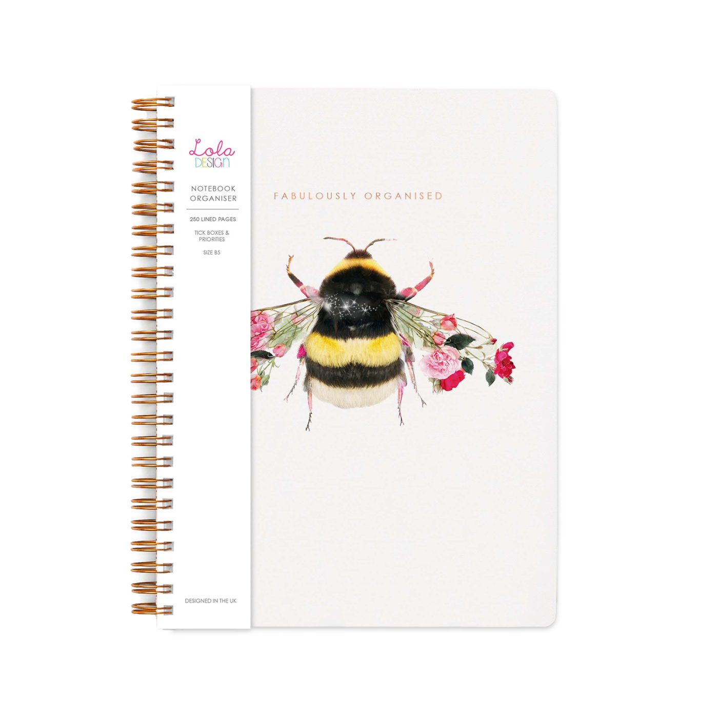 Bee Organiser Hardback B5