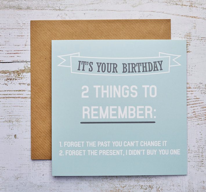 Remember Birthday Card