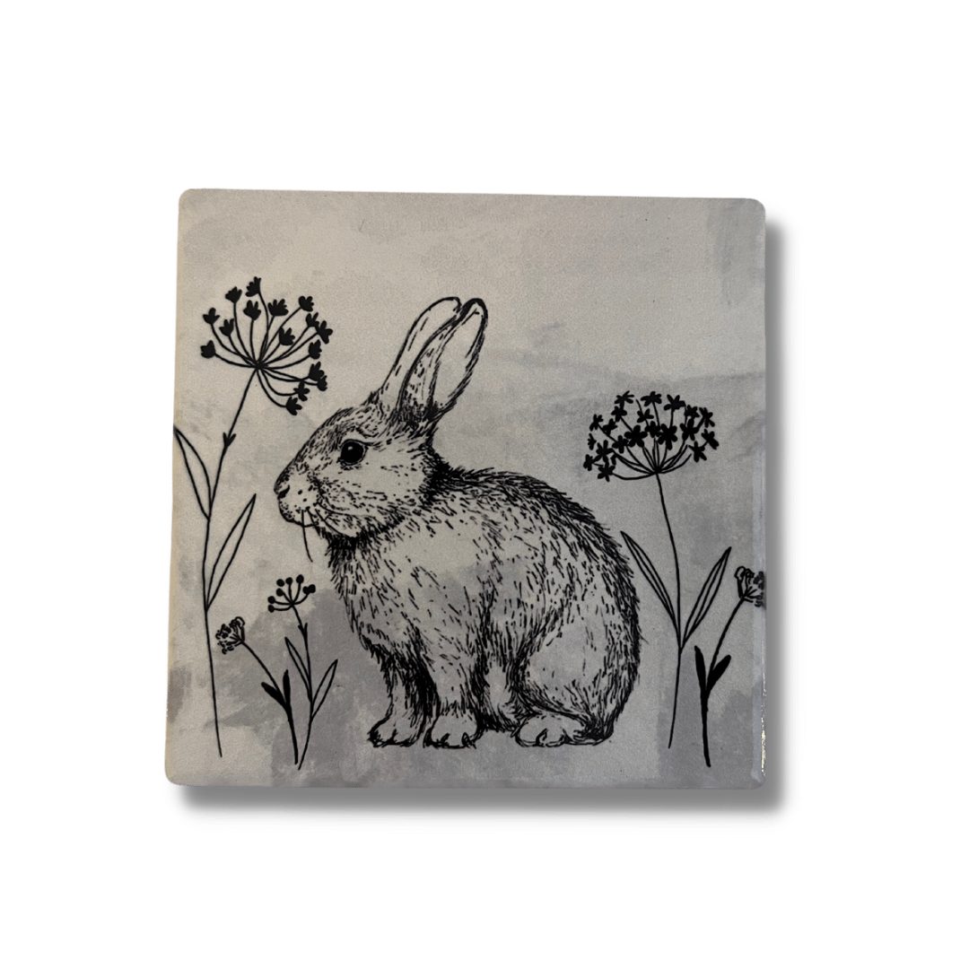 Bunny Ceramic Coaster