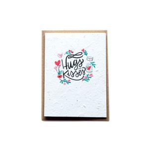 Hugs and kisses seed card