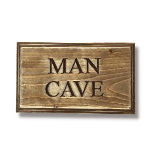 man cave plaque - cinta