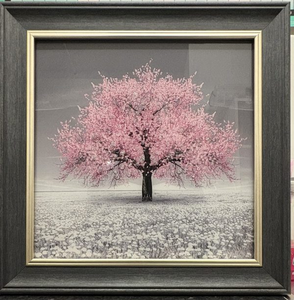 Pink Blossom Tree Wall Art
