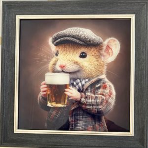 IMG_1680 (1) Mouse with Beer Wall Art