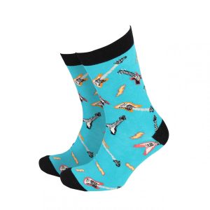 STMGUIT-scaled Bamboo Socks Men's 'Guitar'
