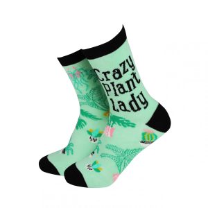 Bamboo Socks Women's  'Crazy Plant Lady'