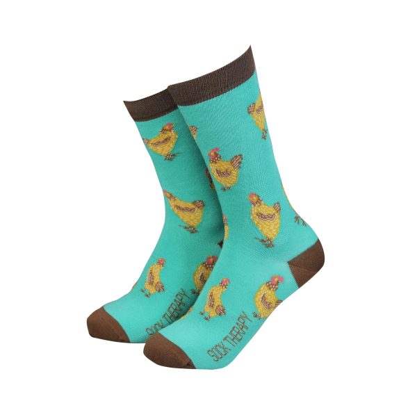 Bamboo Socks Women's  'Chickens'