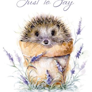 TX20_47179 Hedgehog Mini Note Card