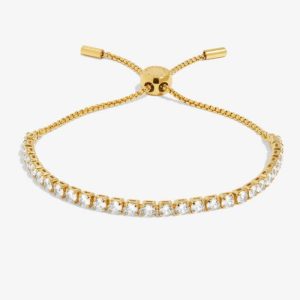 Bracelet Bar CZ Tennis Gold Bracelet
