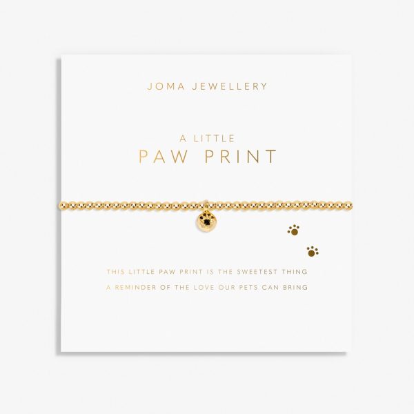 A Little Paw Print Gold