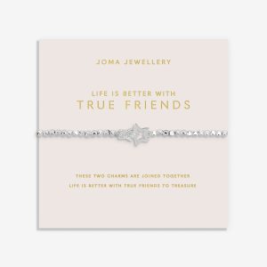 Forever Yours Life is Better with True Friends Bracelet