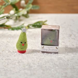 Tiny World Christmas Fabric Tree Boxed Keepsake