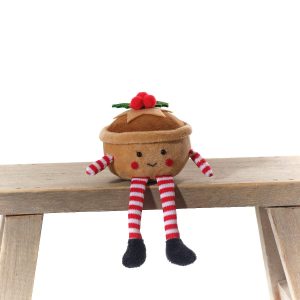 Jingle and Joy Fabric Mince Pie Shelf Sitter