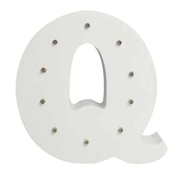 Light Up Letter Q