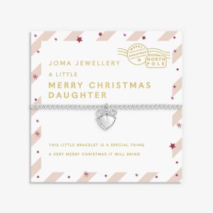 Love From Santa Childrens Merry Christmas Daughter Bracelet