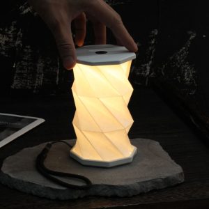 6 Mini Twist Hexagon Light Slate Black