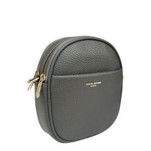 NV7000-1-BATTLESHIP-GREY_2 David Jones Oval Crossbody Bag Battleship Grey