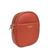 David Jones Oval Crossbody Bag Burnt