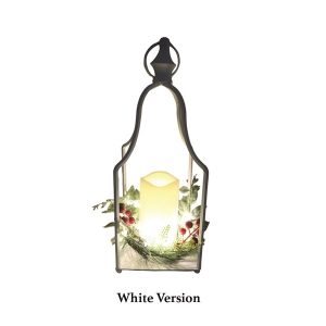 LED White Lantern 15 x 38 cm