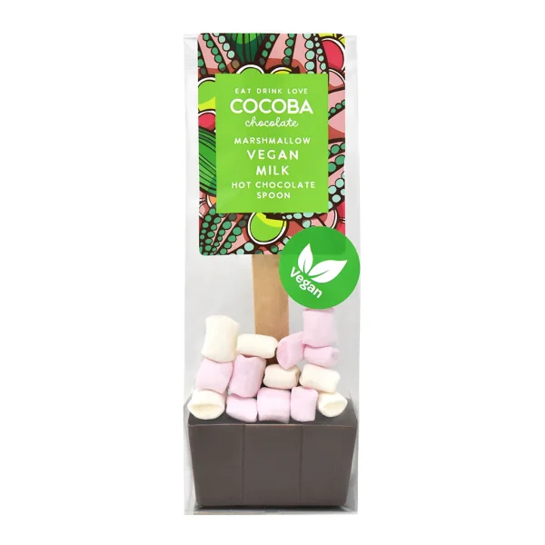 Vegan Marshmallow Milk Hot Chocolate Spoon