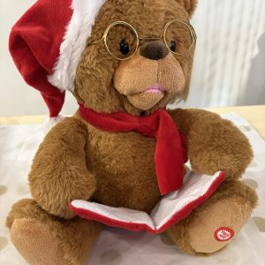 Animated Telling Story Bear with Book