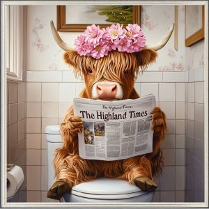 Screenshot_7-10-2025_125631_www.rh45art.co.uk Female Highland Cow on Toilet w/Newspaper