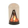 Flame Effect LED Dome 25cm