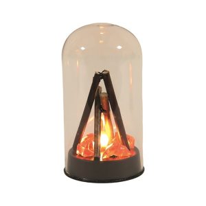 Flame Effect LED Dome 25cm