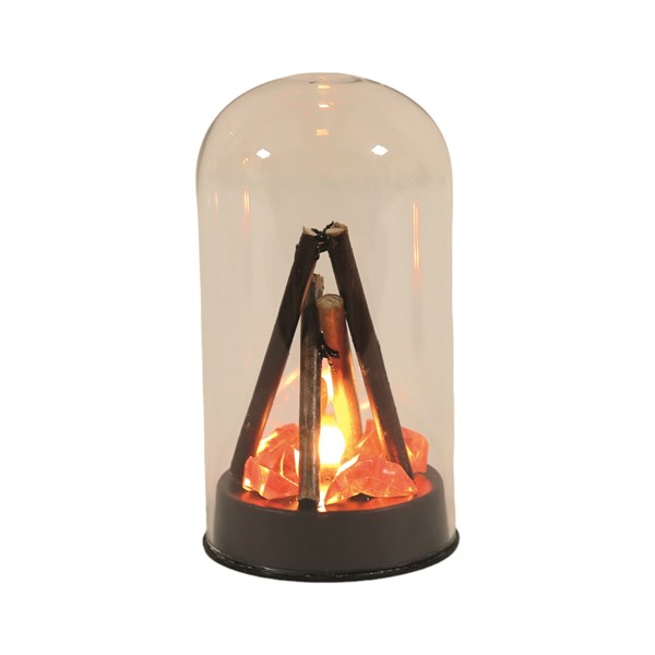 Flame Effect LED Dome 25cm