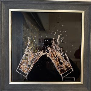 Whiskey Splash Wall Art