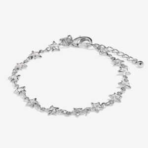 Silver Star Tennis Bracelet