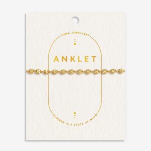 Anklet Sparkle Chain Gold