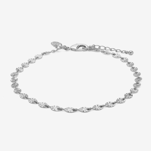 Anklet Sparkle Chain Silver