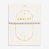 Anklet Sparkle Chain Silver