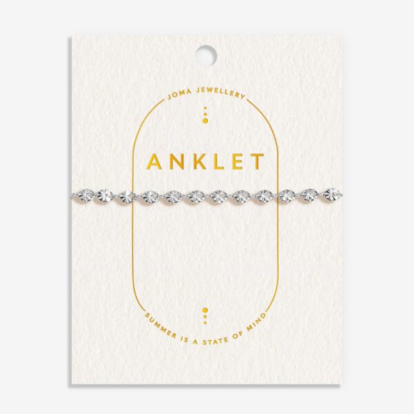 Anklet Sparkle Chain Silver