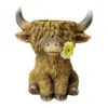 Highland Cow Planter 39cm