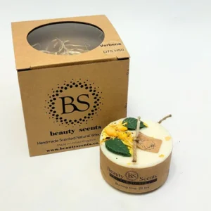 Pillar Lemon and Lemongrass Candle