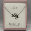 Identite necklace Lily